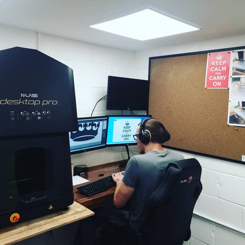 Laser engraving lab